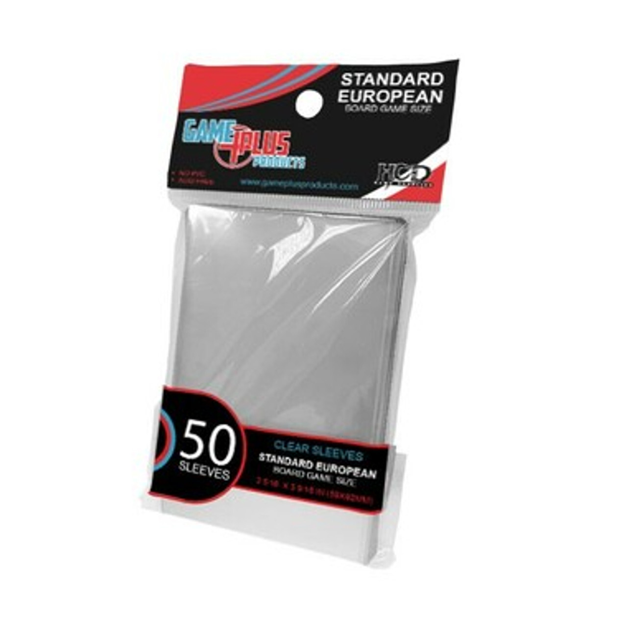 

Аксессуары Standard European Board Game Size Clear Card Sleeves (50ct)