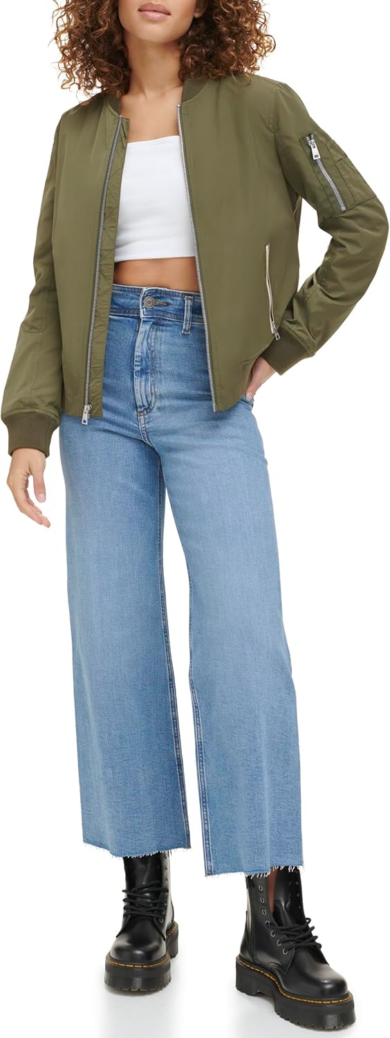 Levi's Levi’s Женская куртка-бомбер Melanie Newport, Army Green — фото 4