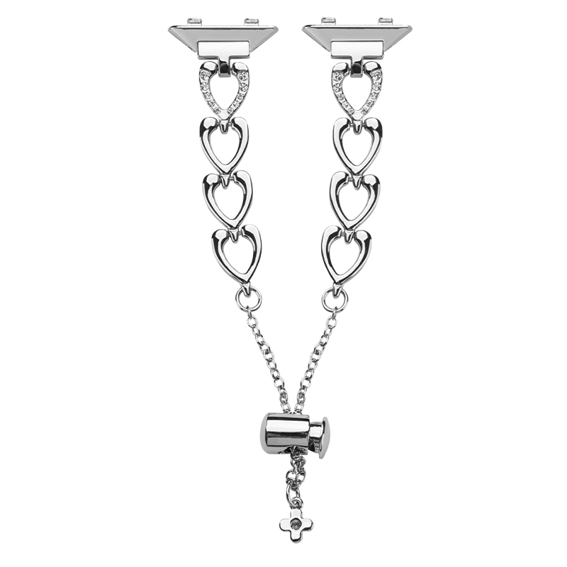 

CHENSONG Часы Strap Huawei Compatibility Metal, Silver