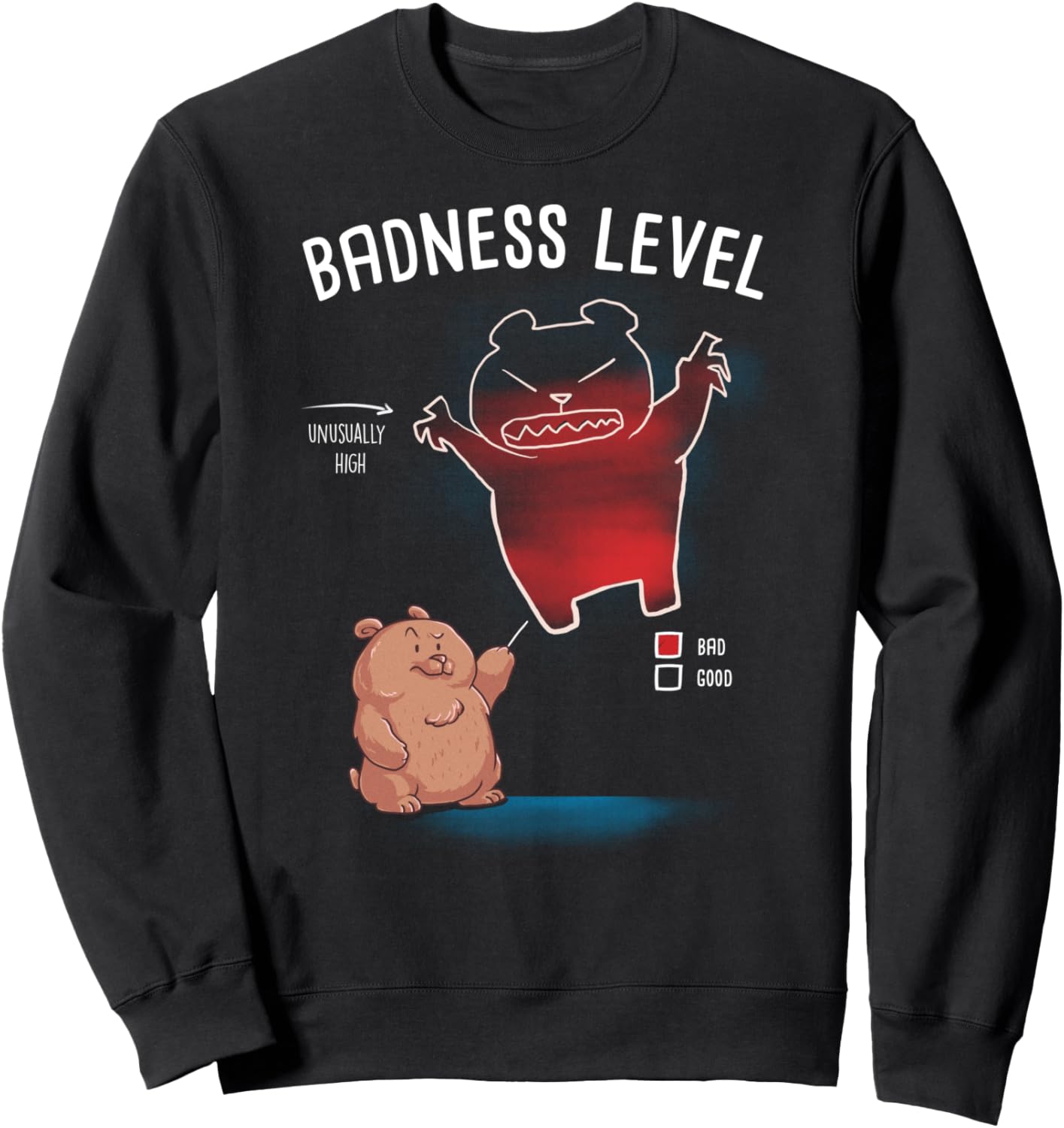 

Диаграмма уровня злости медведей гризли. Забавная толстовка с изображением злого медведя Bcc Grizzly Bear Shirts & Brown Bears Gifts, черный