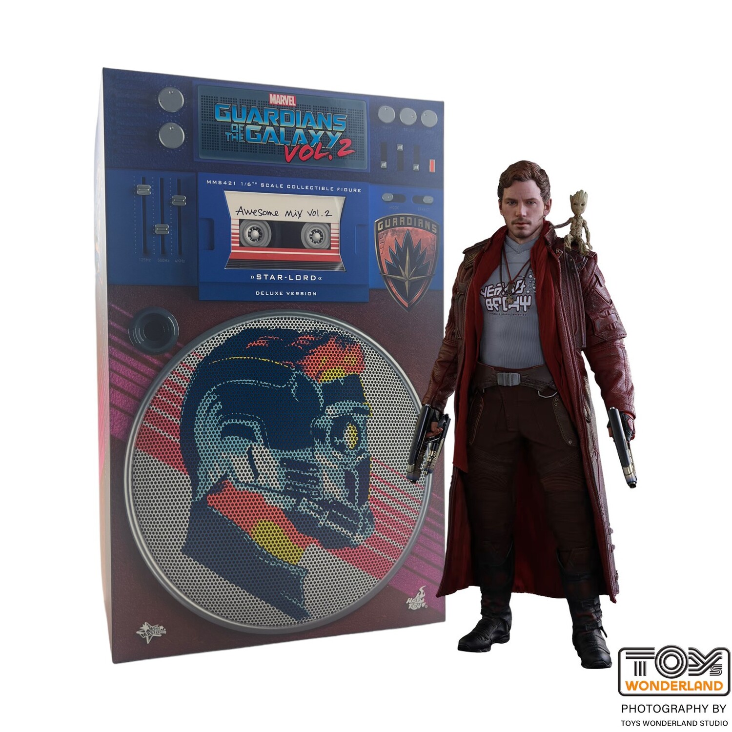 

Фигурка Hot Toys Marvel, Guardians Of The Galaxy Vol 2 : Star-Lord (Deluxe Version) MMS421, 31 см