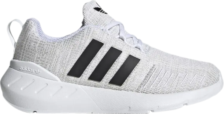 

Кроссовки Adidas Swift Run 22 Little Kid 'White Grey', серый