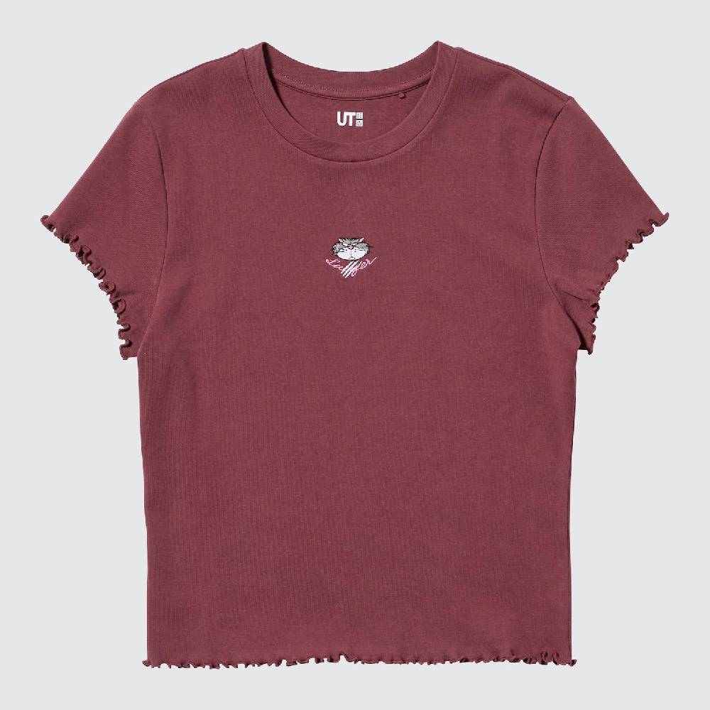Мини-футболка Uniqlo Disney Pixar UT, 18 бордовый