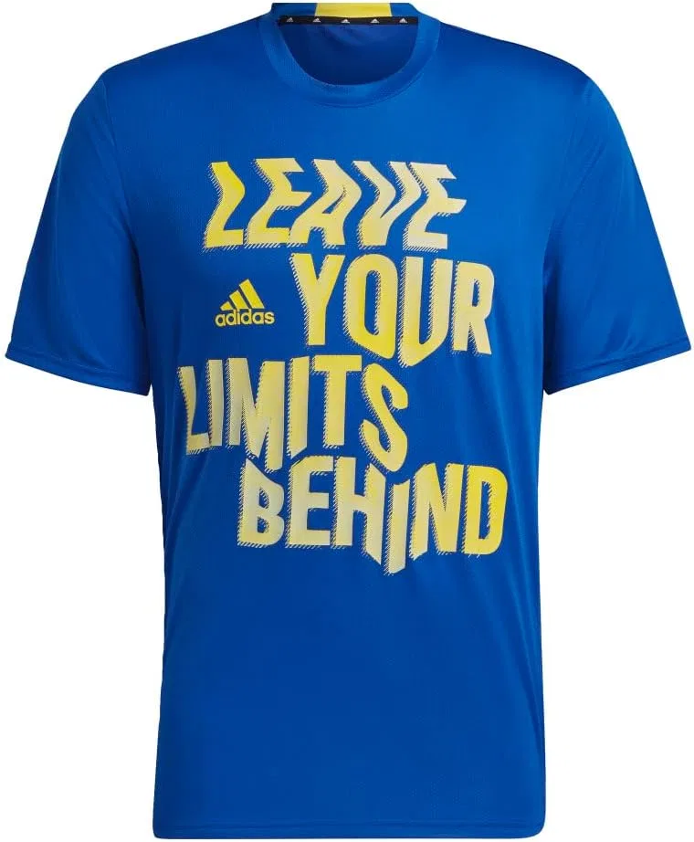 Мужская тренировочная футболка Aeroready High Intensity Designed 4 Movement Slogan Training Tee adidas, Team Royal Blue