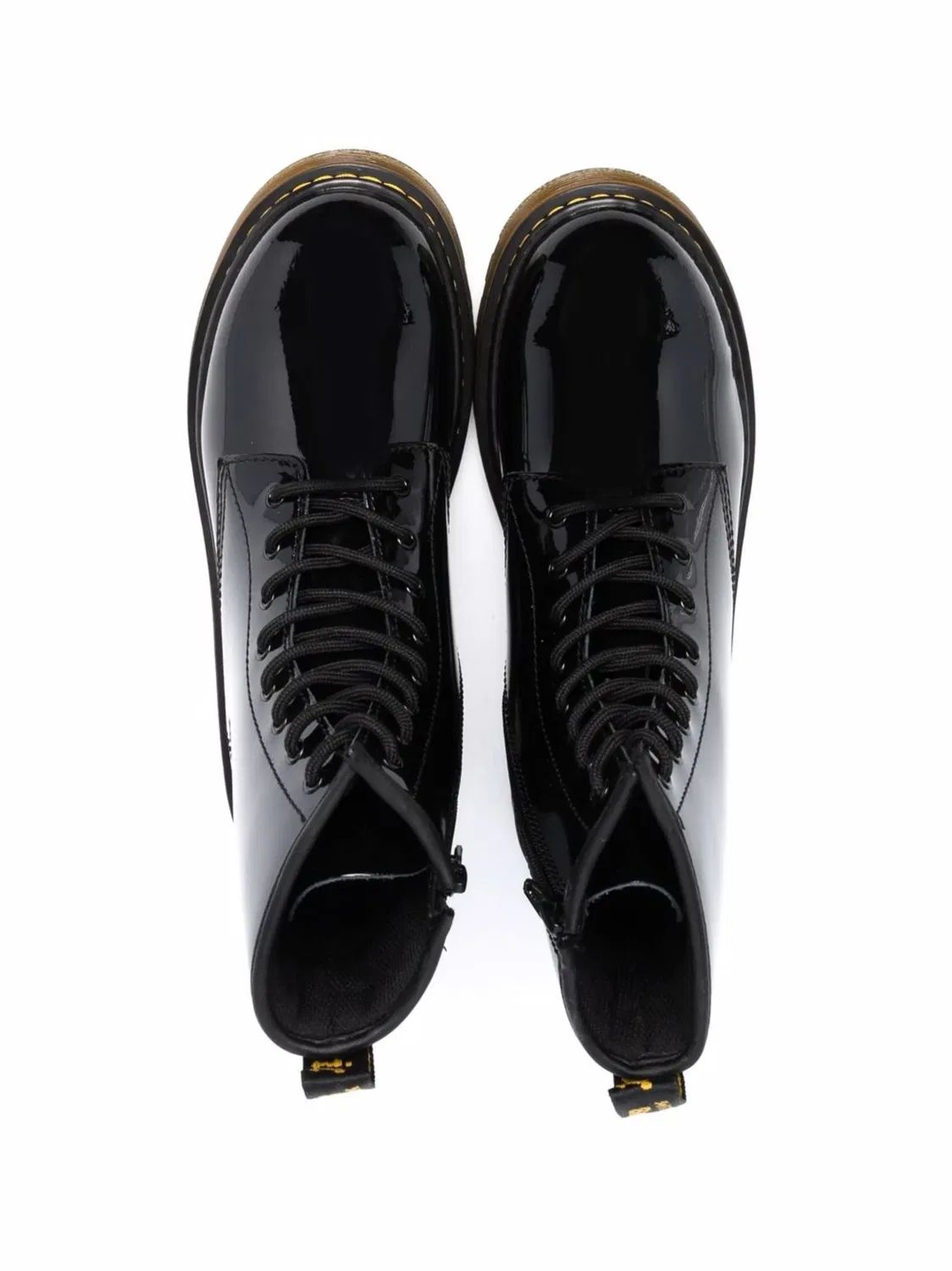 Лаковые Ботинки На Шнуровке Dr. Martens, черный — фото 3
