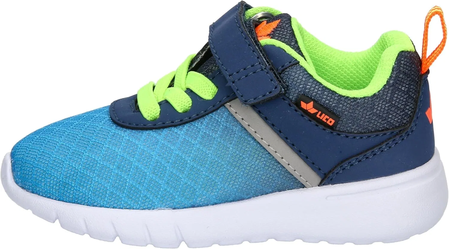Детские кроссовки для девочек Cakes Vs First Lico, Navy Lemon Orange — фото 2