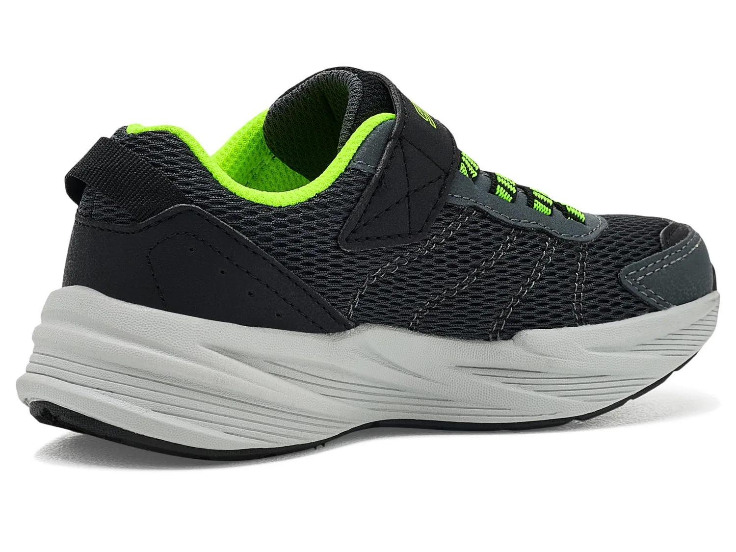 Кроссовки Microspec Tread 404115L (для маленьких и больших детей) Skechers Kids, Charcoal/Blue/Lime — фото 4