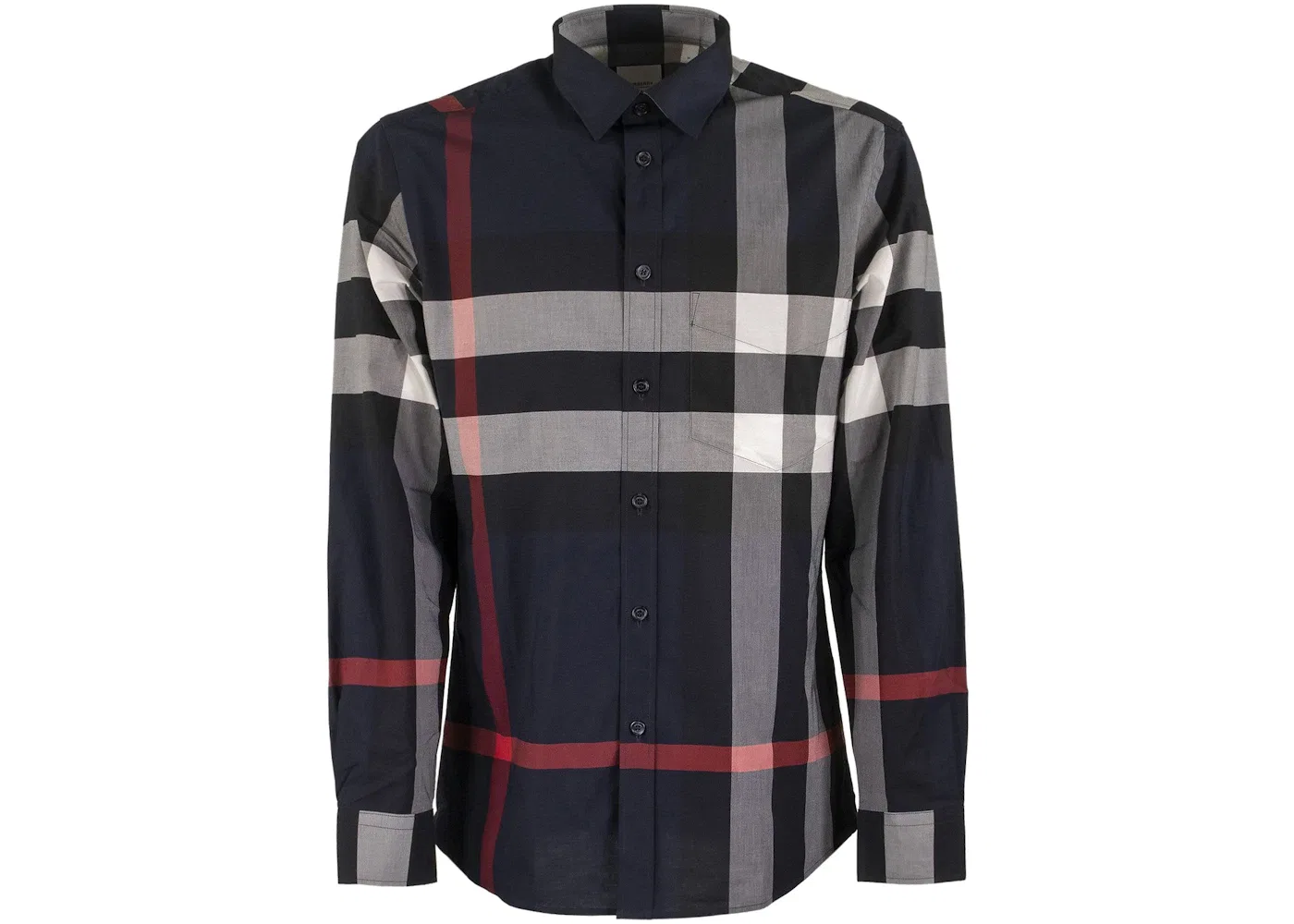 Мужская рубашка с принтом Burberry Shirt Burberry, Navy