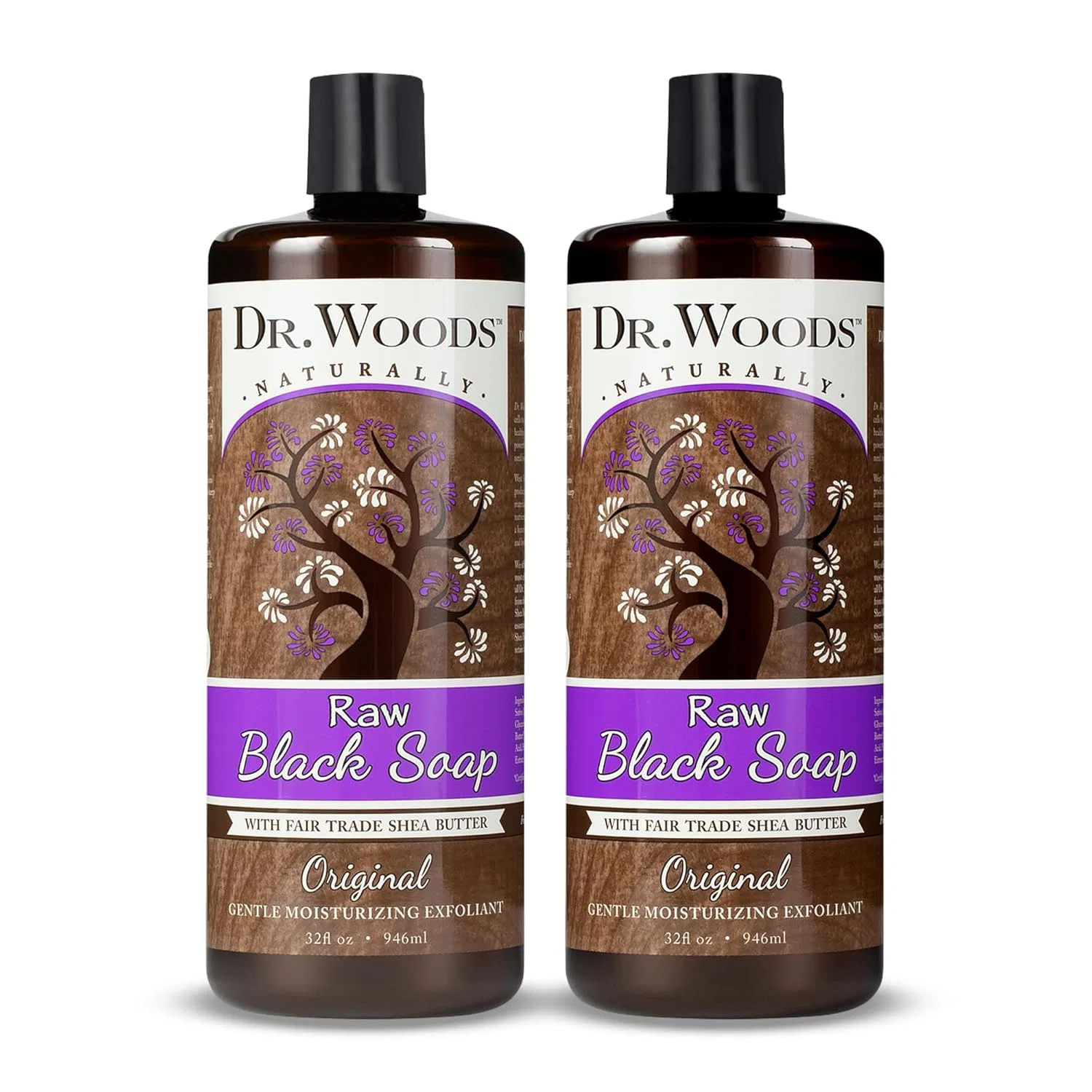Жидкое мыло Dr. Woods Organic Shea Butter Pure Black Castile Soap, 1892.7 мл
