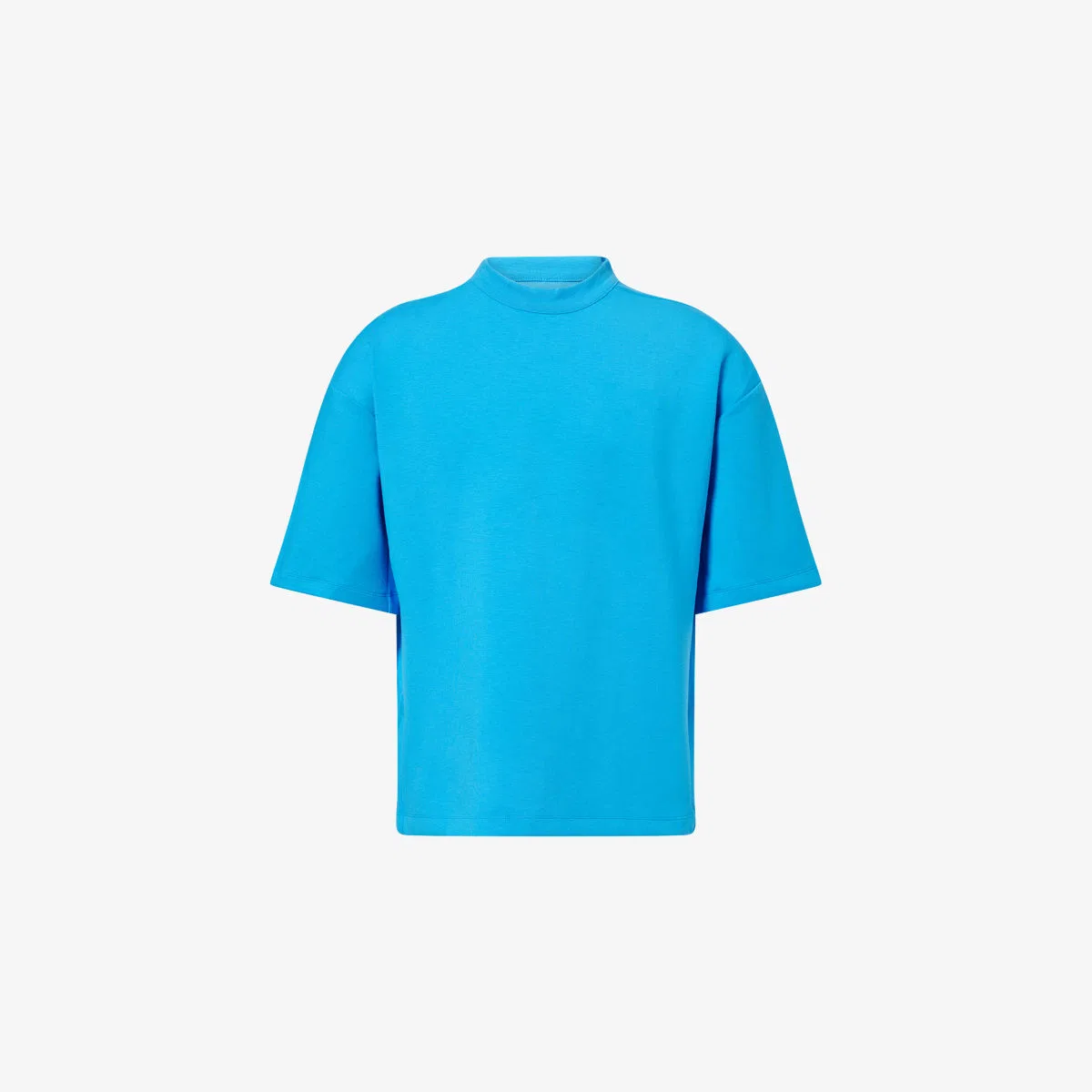 Трикотажная футболка с коротким рукавом из материала Dri-fit Nike, черный/синий