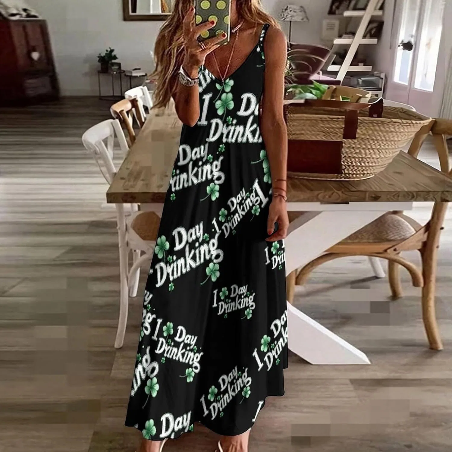 Женское платье на бретелях с клетчатым узором, Style — фото 2