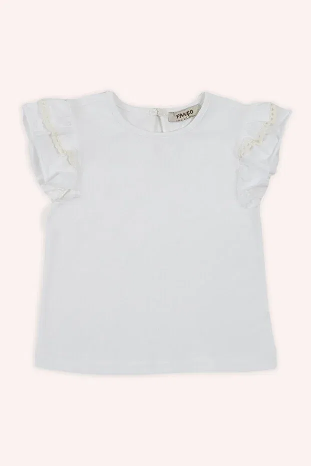 Детская футболка для девочек хлопковая Panço, White