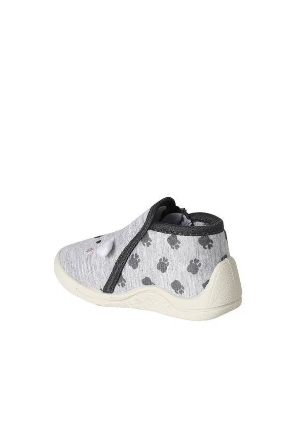 Ботинки текстильные Baby shoes Vertbaudet, Grau bedruckt, серый — фото 4