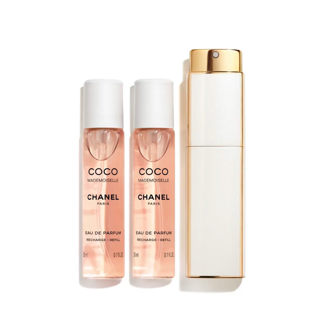 

Парфюмерная вода с возможностью смены блока Chanel Coco Mademoiselle, 3x20 мл