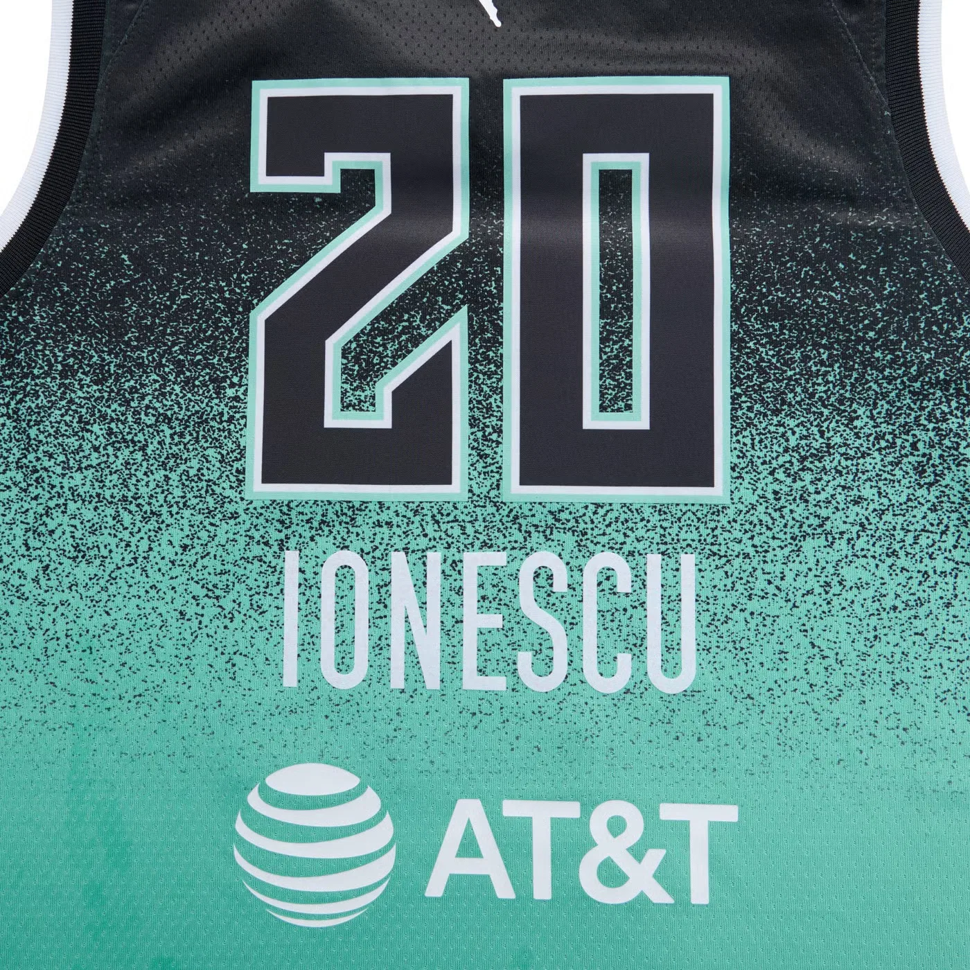 Джерси баскетбольное с принтом New York Liberty Nike, мятный — фото 2