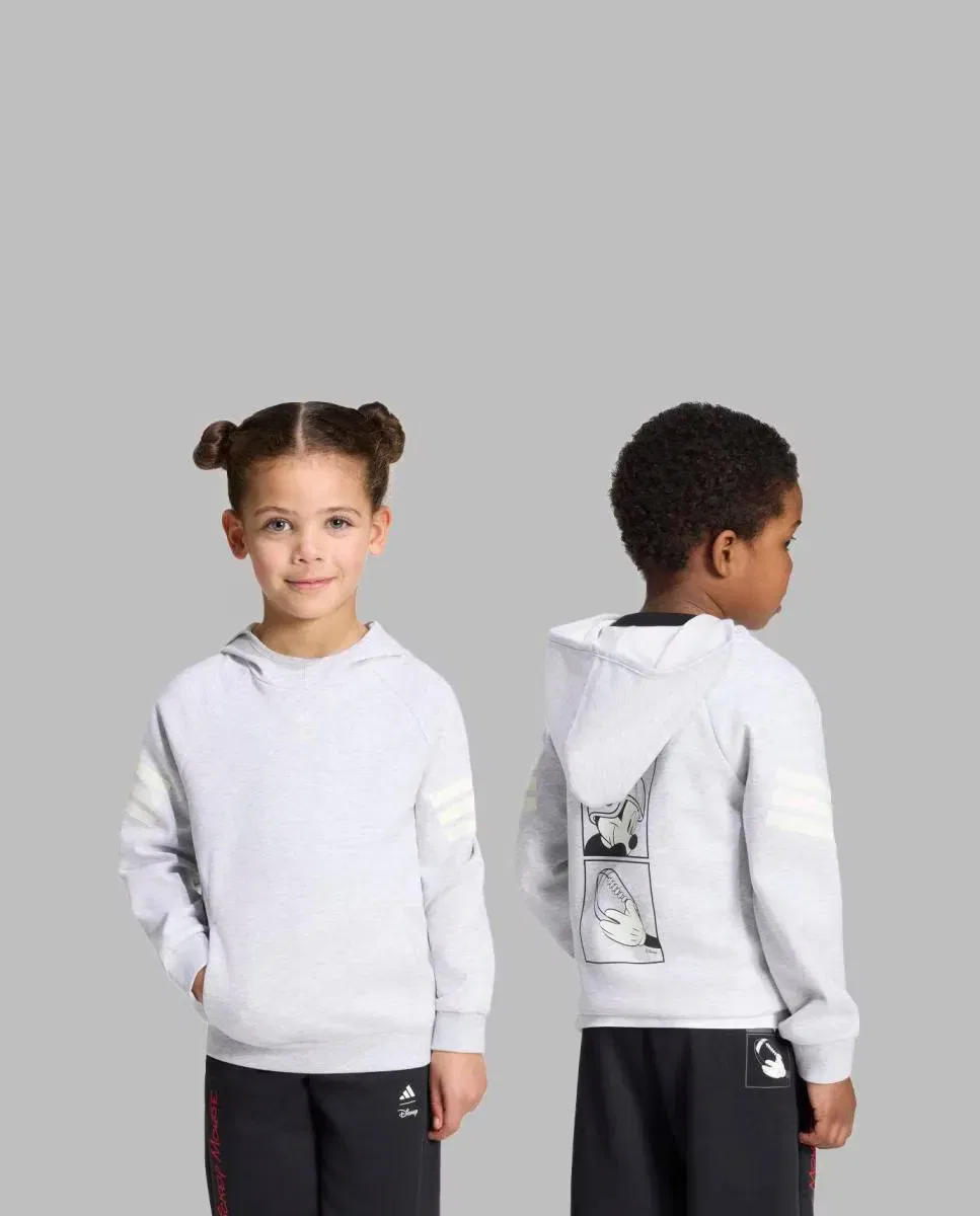 Детская худи с принтом adidas Disney Mickey Mouse, Gris