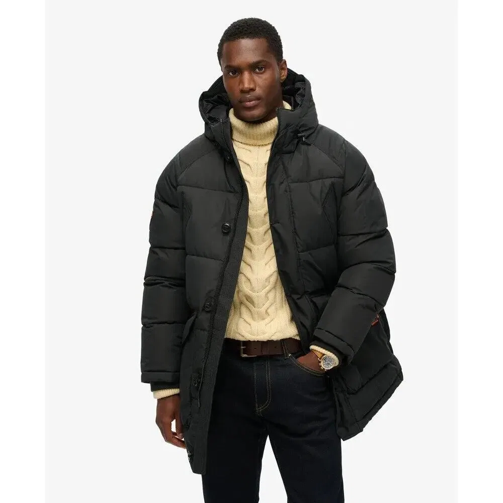 Женская утепленная парка Expedition Superdry, Черный — фото 3