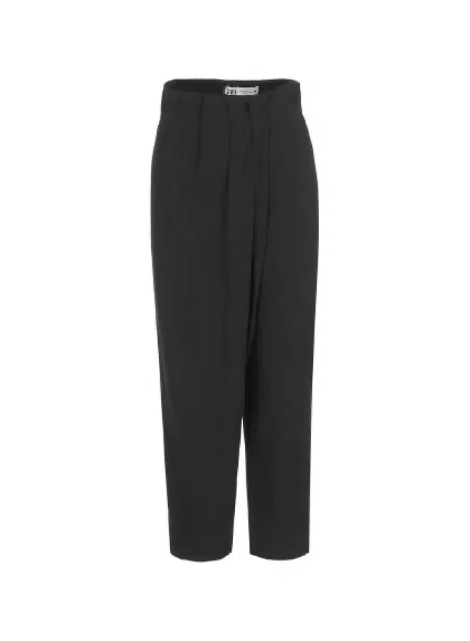Брюки повседневные женские Zara, черный