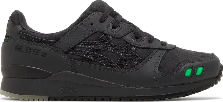 

Кроссовки atmos x gel lyte 3 og 'black python' Asics, черный