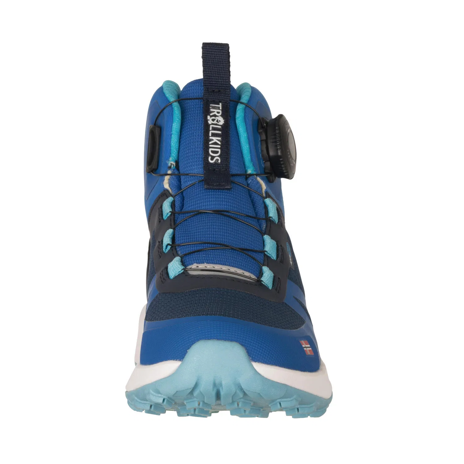 Детские водонепроницаемые ботинки Trollfjord Hiker Mid XT Trollkids, Blau Wasserblau — фото 3