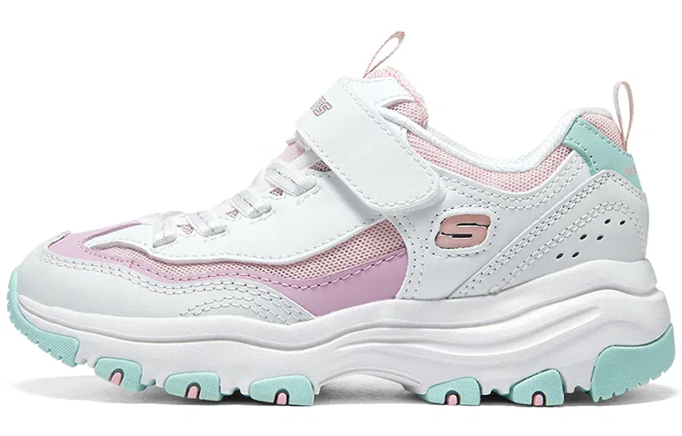 Детские кроссовки для мальчиков с защитой пальцев I Conik, Skechers, Белый/Розовый