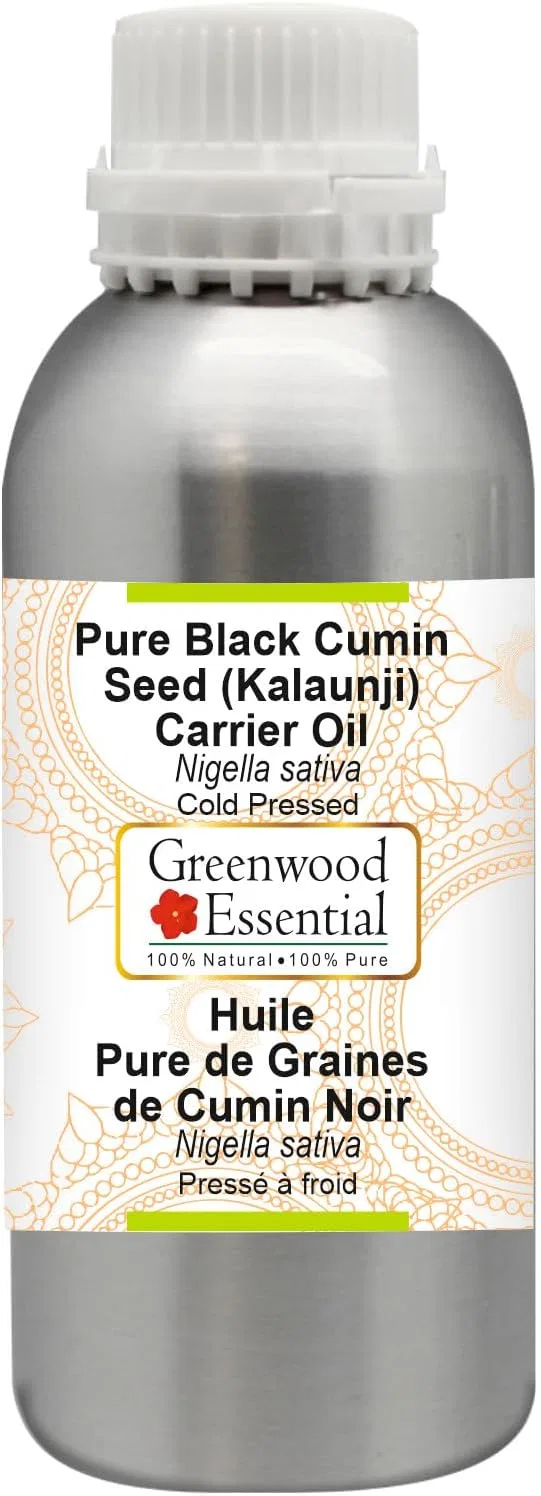 Масло для тела Black Cumin Seed Carrier Oil, Greenwood Essential, 300 мл