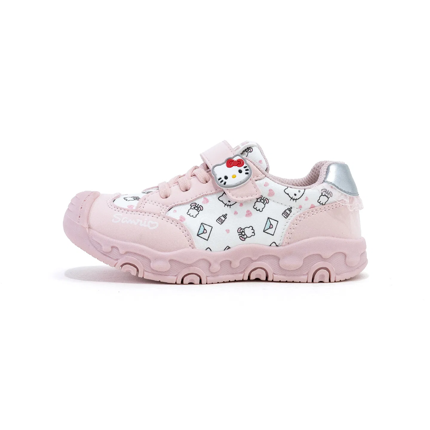 Детские уличные кроссовки для девочек с принтом Hello Kitty Pre School Sanrio, Purple — фото 3