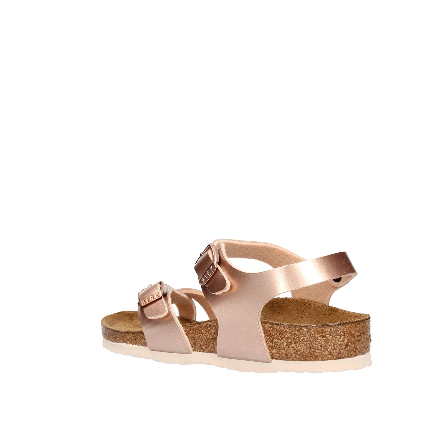 Детские сандалии для девочек на щиколотке Taormina Birkenstock, Electric Metallic Copper N — фото 2