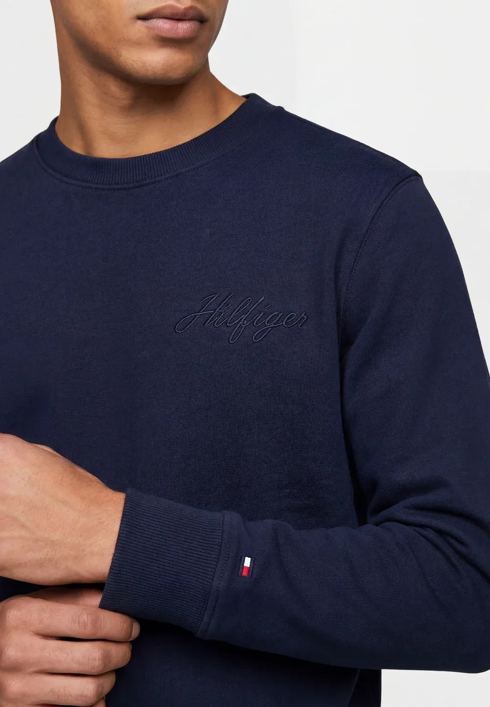 Felpa uomo mw0mw42536 c1g - толстовка Tommy Hilfiger, Blu — фото 3