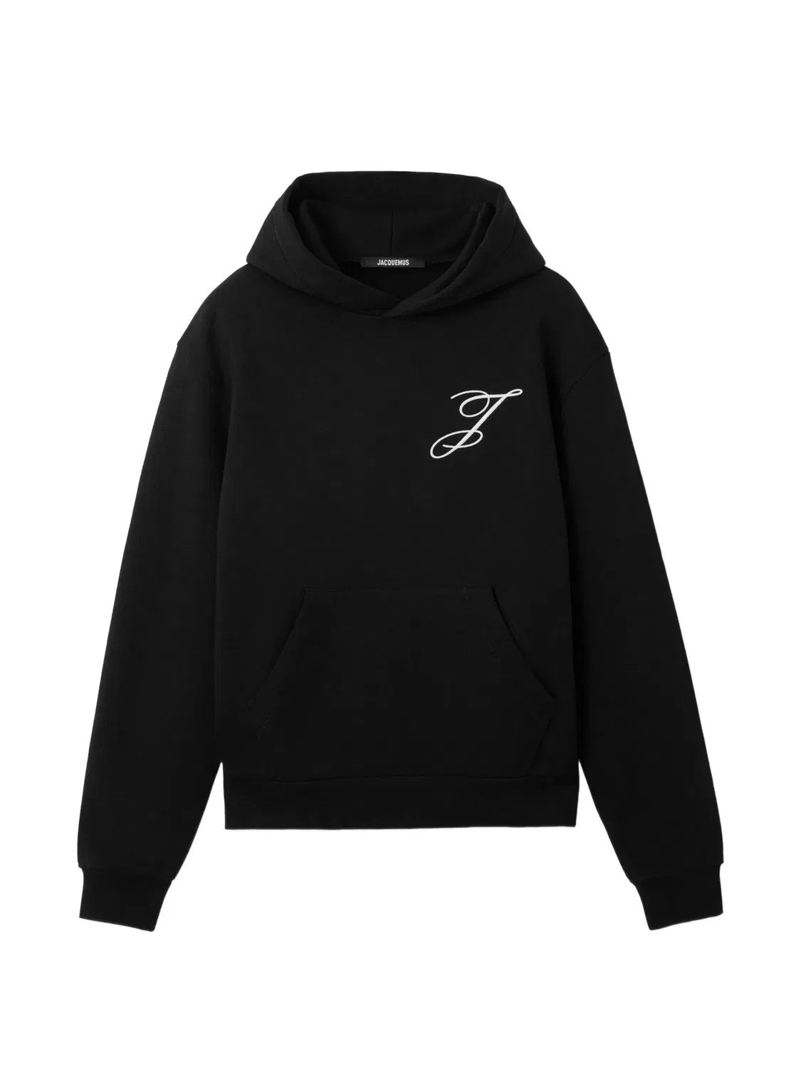 Худи черное из хлопка Jacquemus, черный