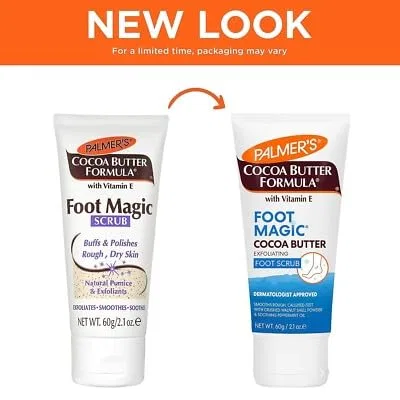 Скраб для ног Cocoa Butter Formula Foot Magic, Palmer's, 60 г (2 шт), Коричневый — фото 2