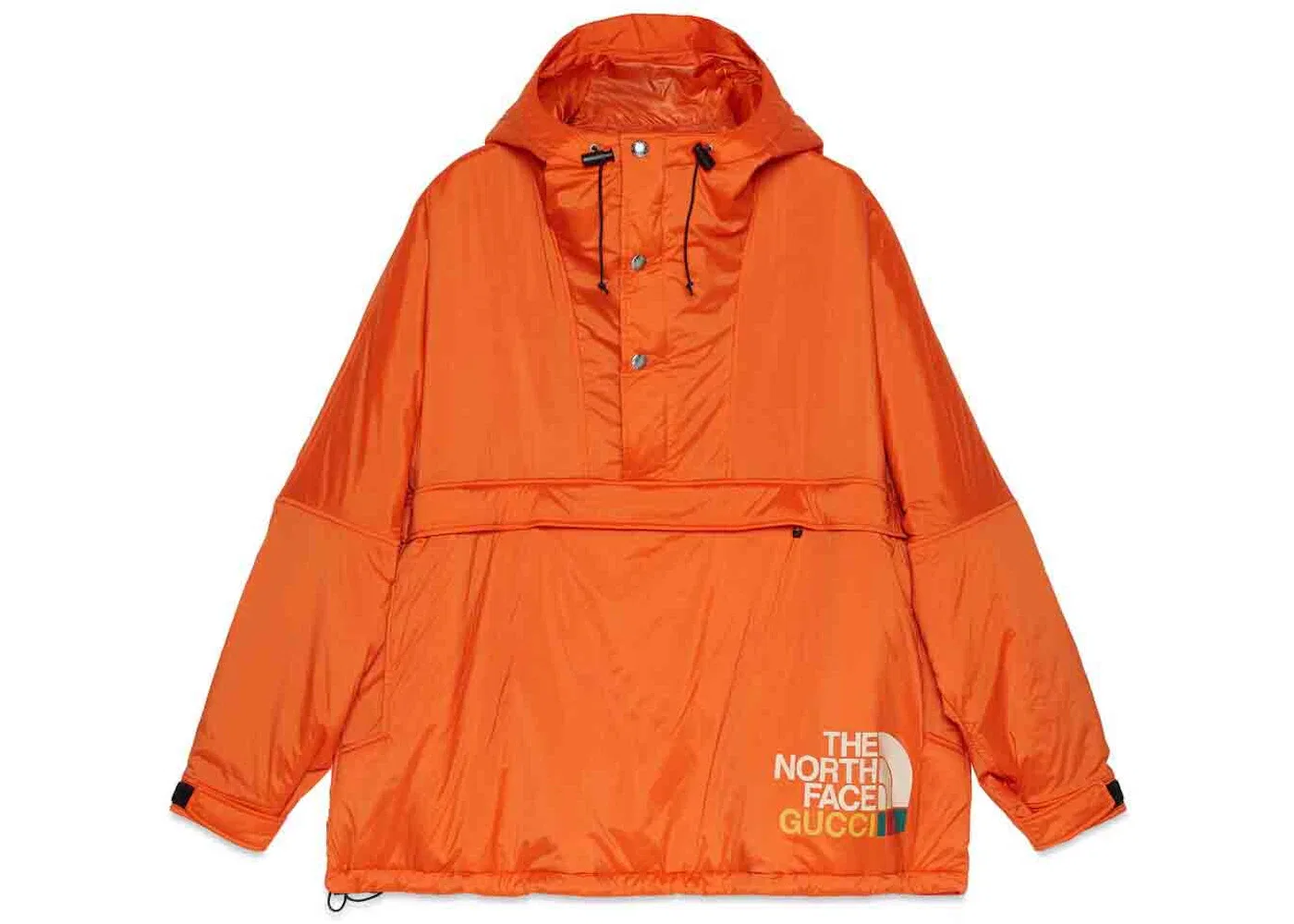 Мужская куртка-анорак с принтом Gucci x The North Face, Orange