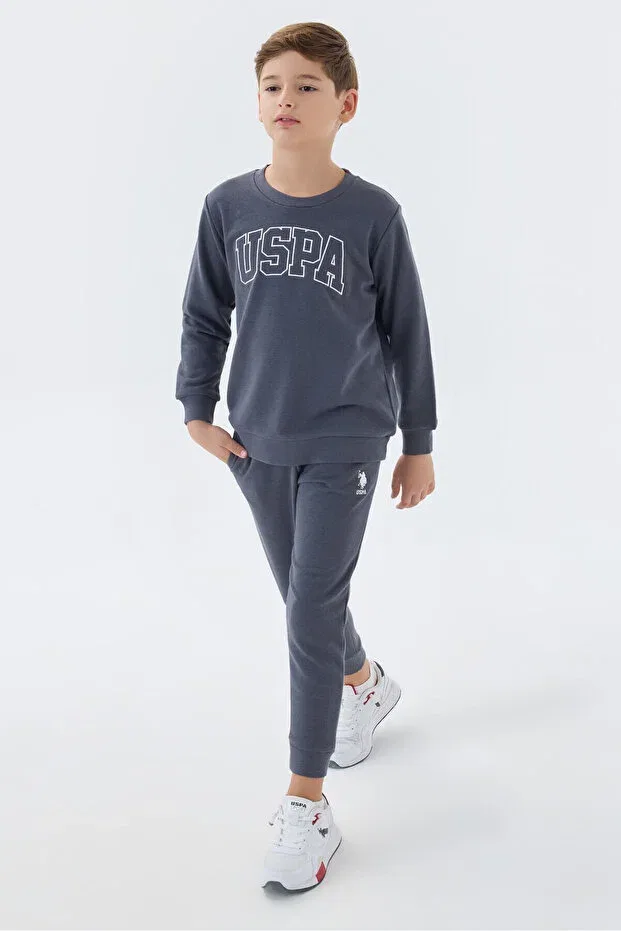 Детский комплект для мальчиков спортивный U.S. Polo Assn., Smoked