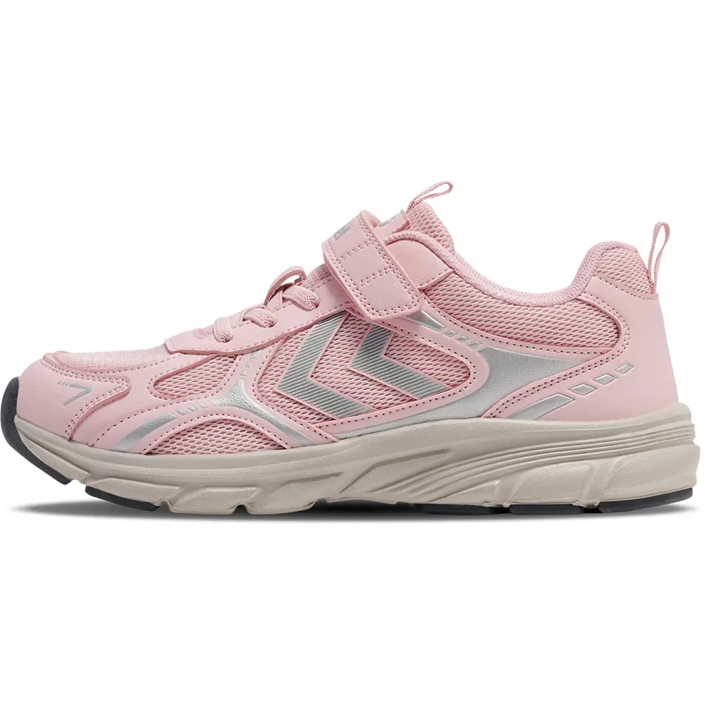 Детские кроссовки для девочек с эластичными шнурками Effort One VC Hummel, Pink