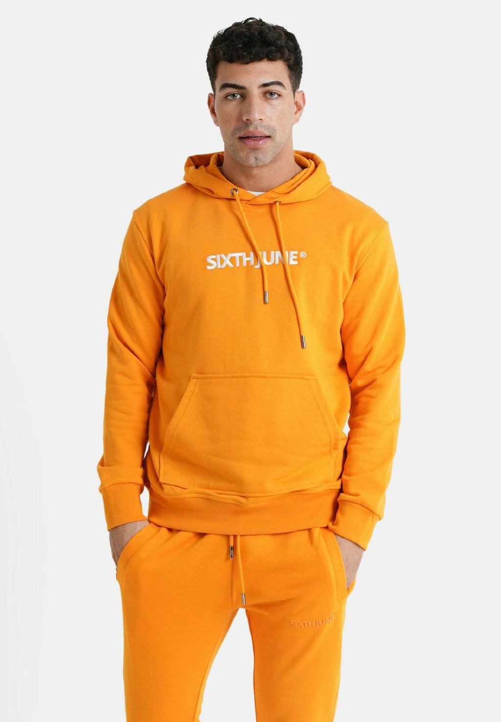 

Толстовка UNISEX con cappuccio Sixth June, оранжевый