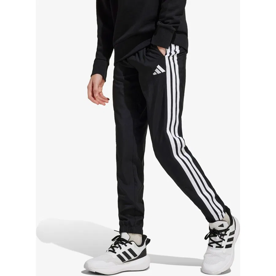 Детские спортивные штаны с технологией Climacool, модель Essentials Climacool, adidas, Черный — фото 2