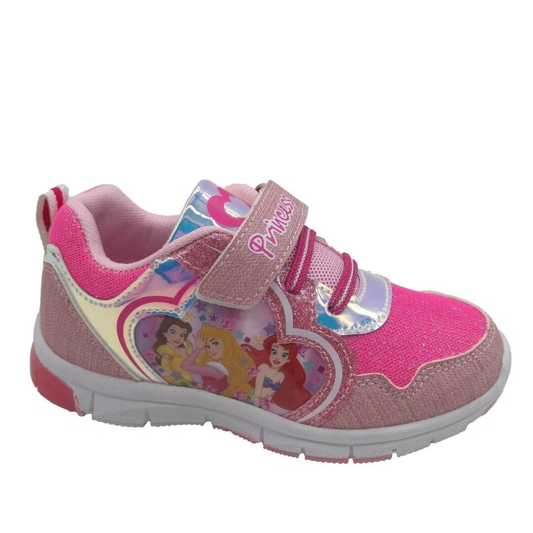 Детские спортивные кроссовки с подсветкой Princess 25 Disney, Rosa