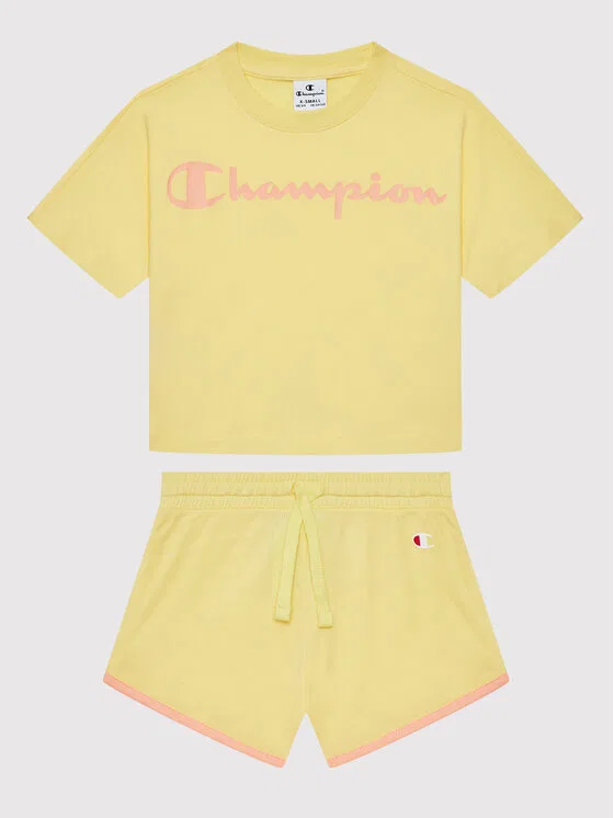 Комплект футболки и шорт custom fit Champion, желтый
