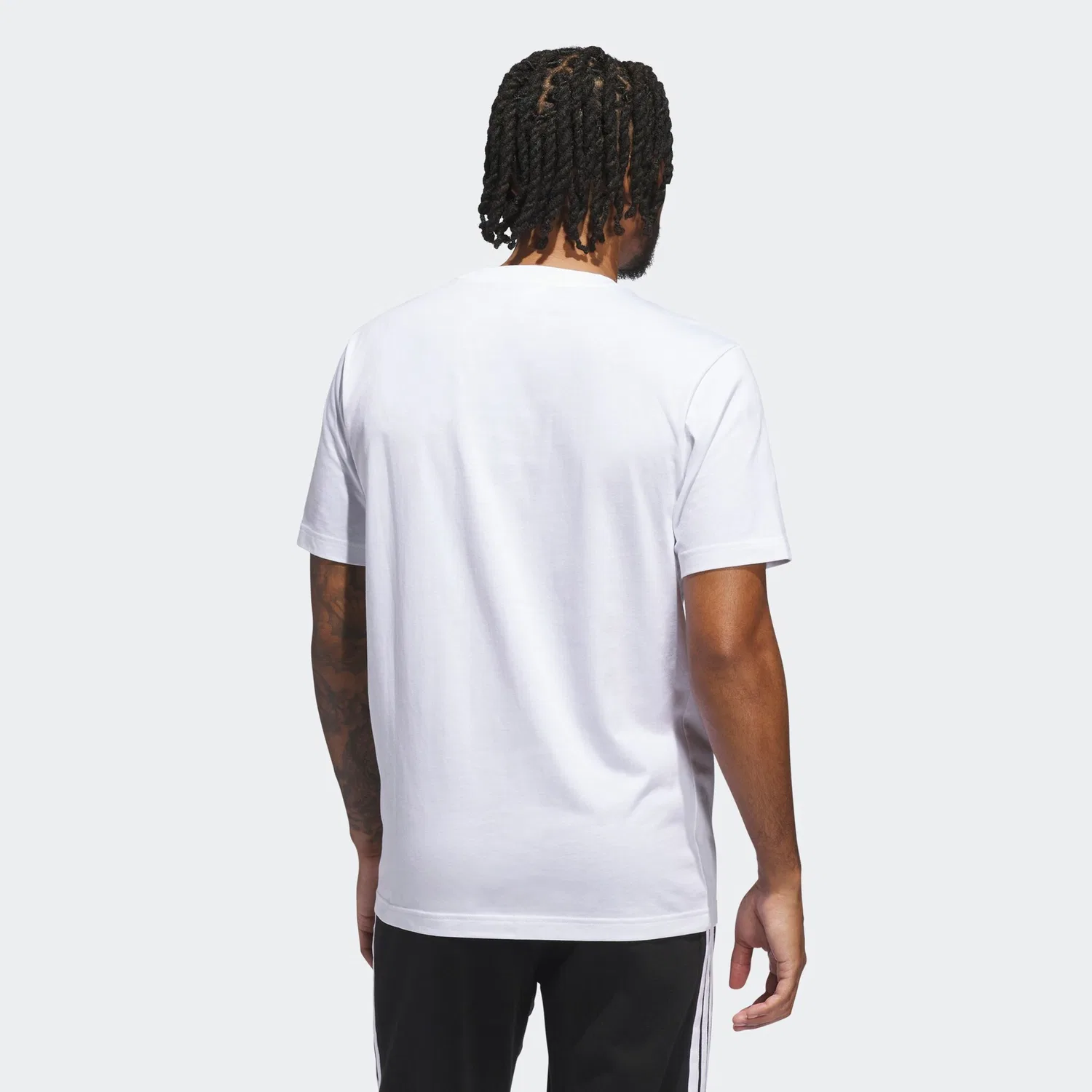 Детская футболка с камуфляжным принтом Adidas Sportswear, White/Wonder Aluminium — фото 3