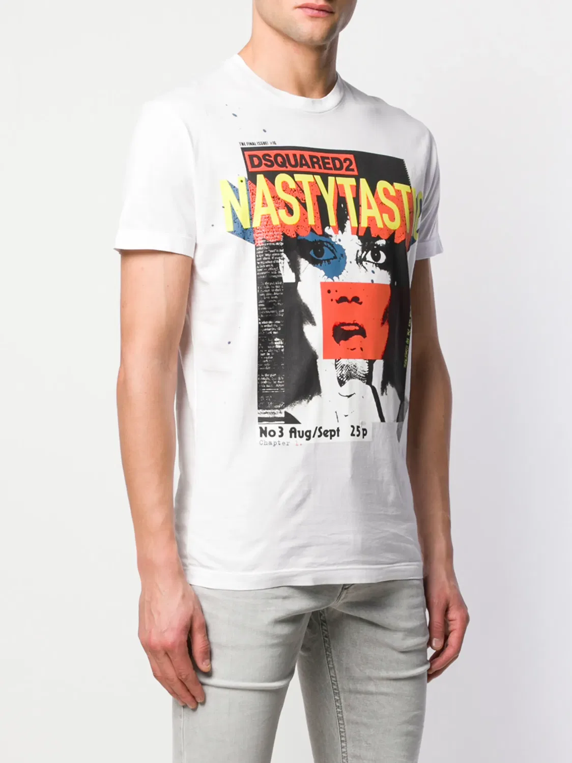 Футболка 'Nastytastic' Dsquared2, белый — фото 3