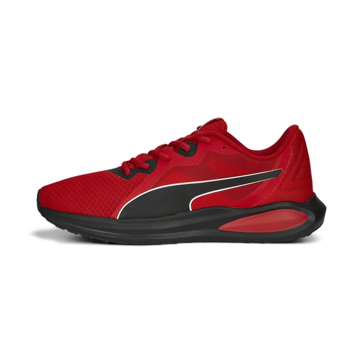 Детские бутсы для мальчиков Twitch Runner Cool PUMA, All Time Red PUMA Black PUMA White