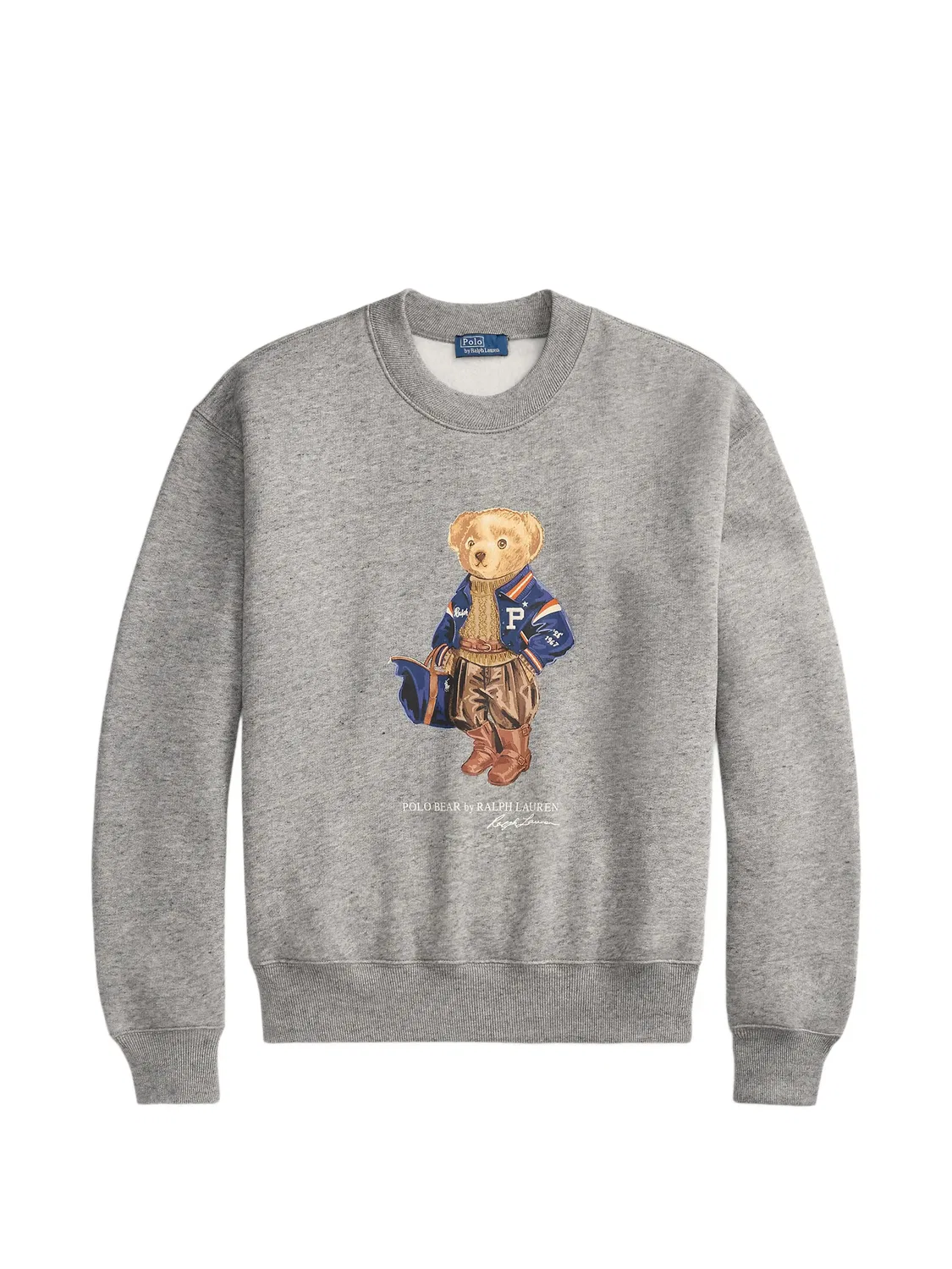 Polo Ralph Lauren Флисовый свитер Polo Bear серый