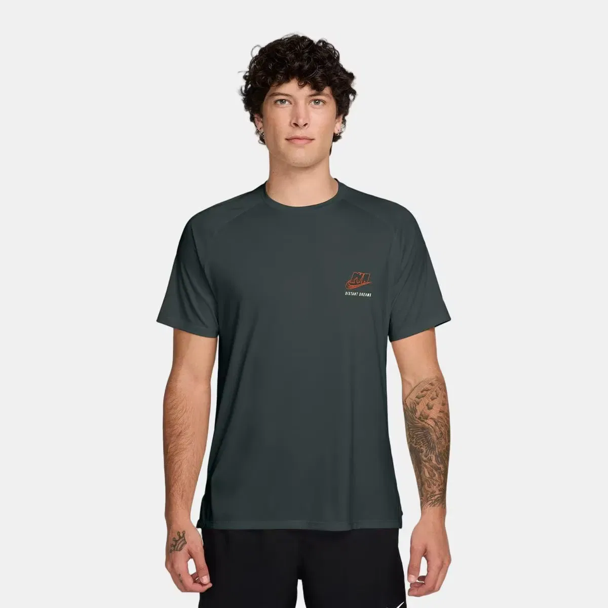 Мужская футболка с длинным рукавом Nike, Verde