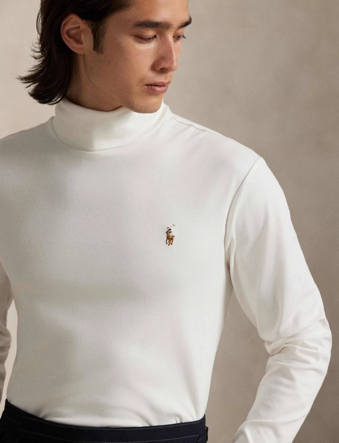 Водолазка Polo Ralph Lauren, Bianco — фото 4