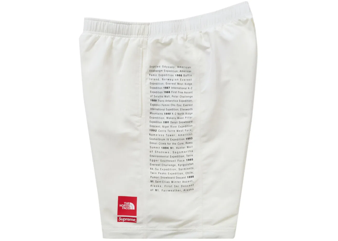 Мужские шорты с принтом Supreme, White — фото 2