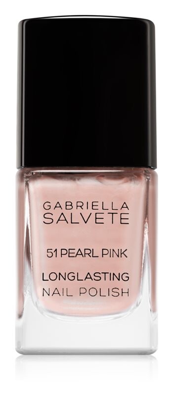 Стойкий лак для ногтей с жемчужным сиянием Gabriella Salvete Longlasting Enamel, оттенок 51 Pearl Pink 11 мл — фото 2
