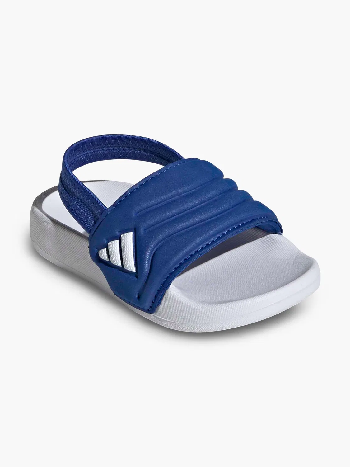 Детские сланцы с эластичной вставкой Adidas, синий — фото 2