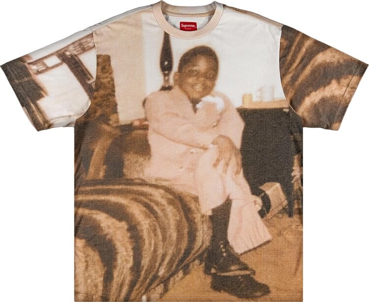 Футболка Supreme Biggie Short-Sleeve Top 'Multicolor', разноцветный — фото 2