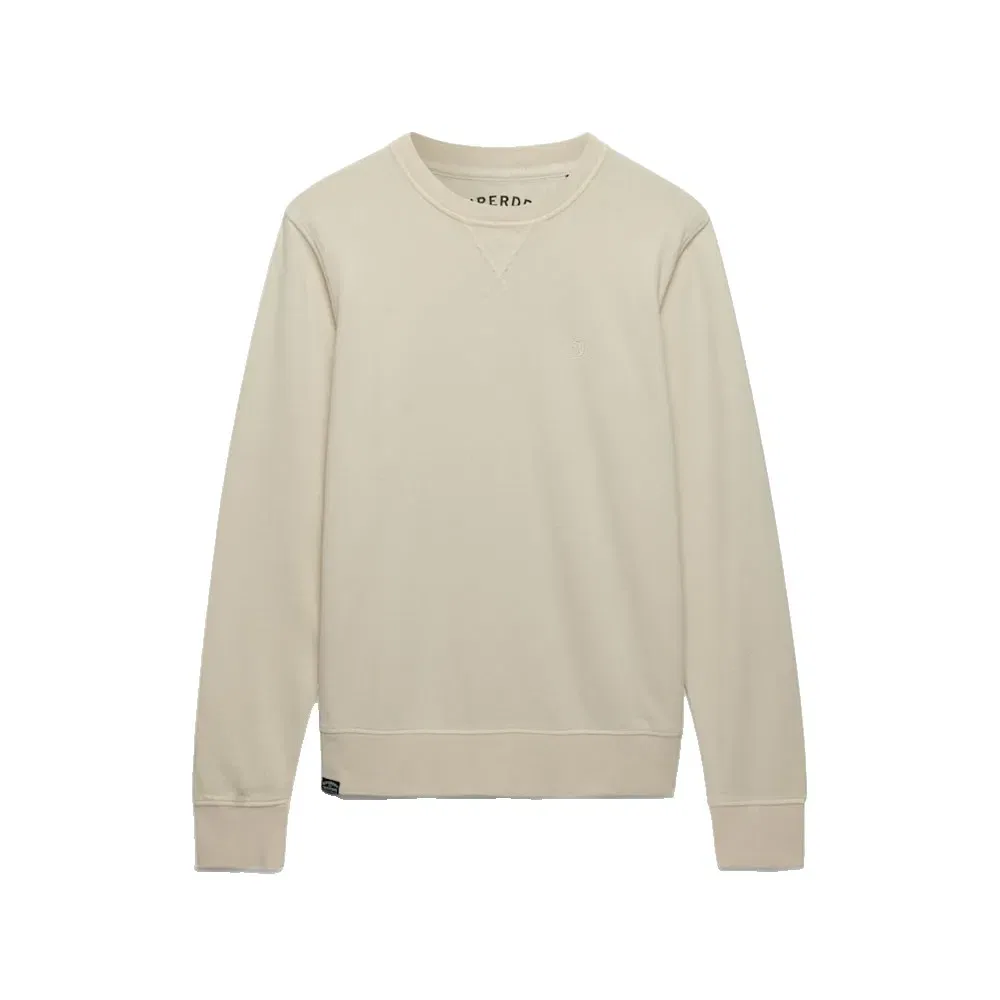 Мужской свитшот с круглым вырезом Classic Essential Superdry, Beige — фото 3