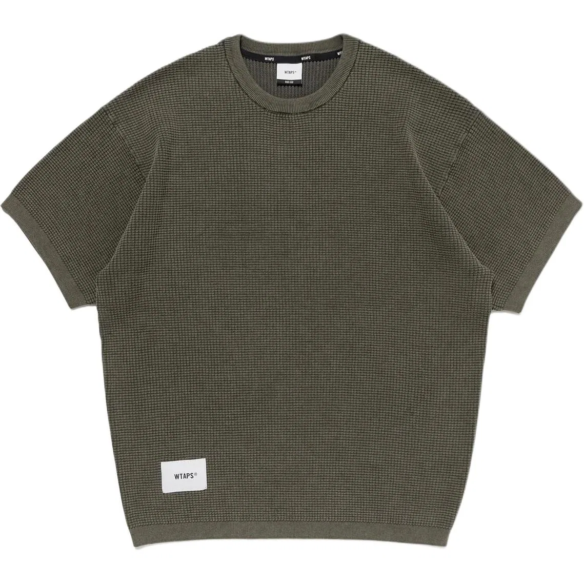 Детский свитер с длинным рукавом Olive Green SS26 GHILL/SWEATER/CTPL WTAPS